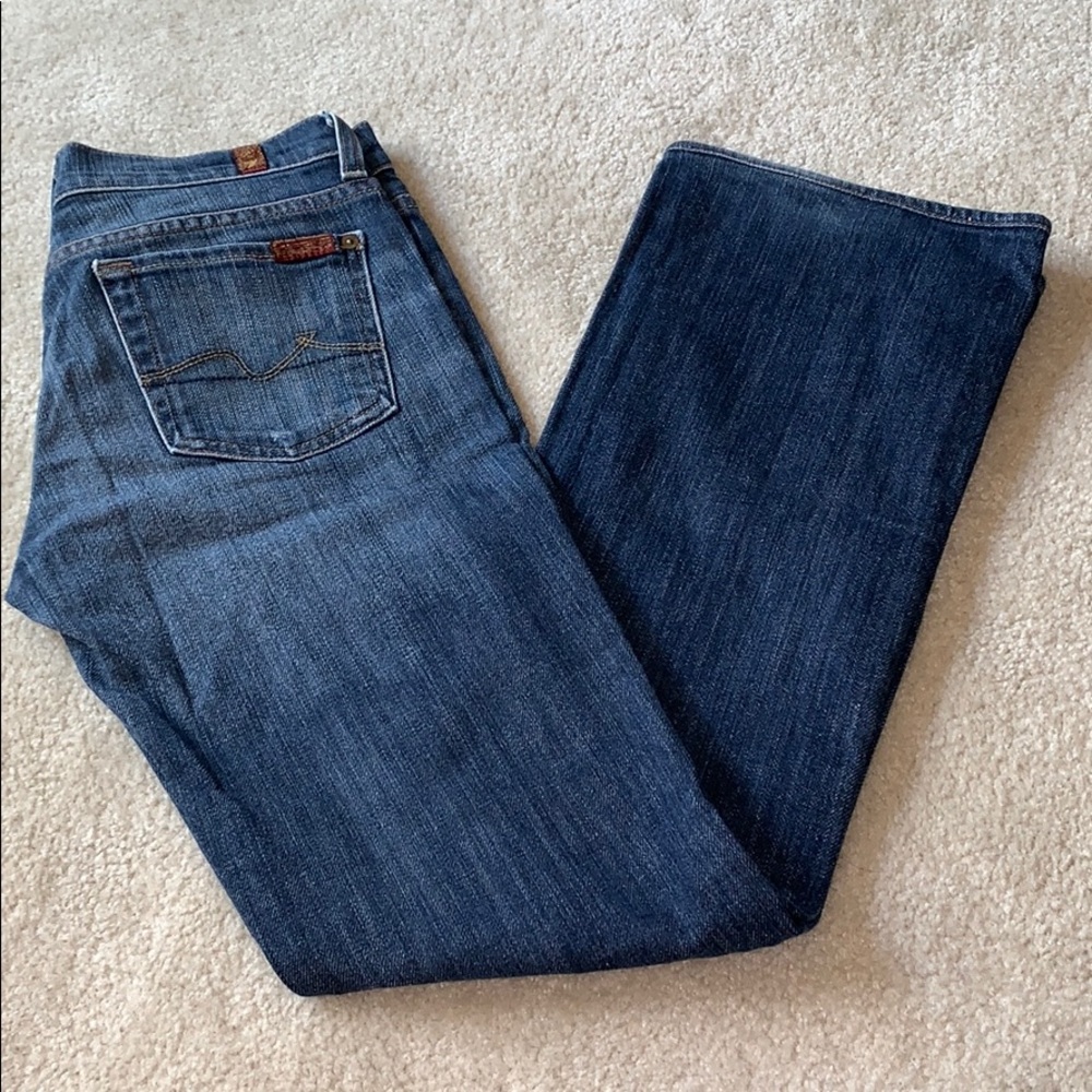 7 For All Mankind Boycut Jeans - 26